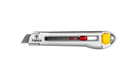 Nóż Z Ostrzem Łamanym 18 Mm Metalowy Korpus 17B103