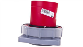 Wtyczka Tablicowa 125A 5P 400V Czerwona Ip67 Power Twist 645-6