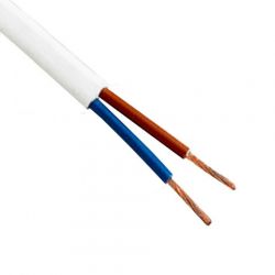 PRZEWOD OMYP 2*1.5MM 300V BIALY