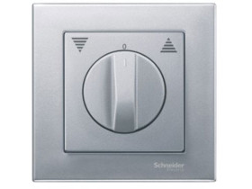 MERTEN SYSTEM M Płytka czołowa do mechanizmu Wyłącznika żaluzjowego obrotowego aluminiowy MTN569860 SCHNEIDER ELECTRIC