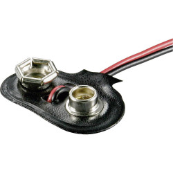 Beltrona 9V-T-Clip Battery Clip 9V PP3 Stud Socket 26x13x8mm Foil
