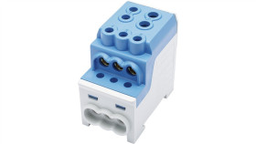 Blok Rozdzielczy - Dystrybucyjny Al/Cu Sdb 200 (80030) Simblock Niebieski...