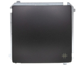 Simon Basic Łącznik krzyżowy 10AX, 250V grafit matowy BMW7.01/28