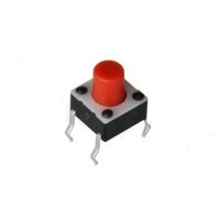 SMD6MS7.3R Mikroprzełacznik SMD 6 x 6 mm h=7.3 mm - czerwony