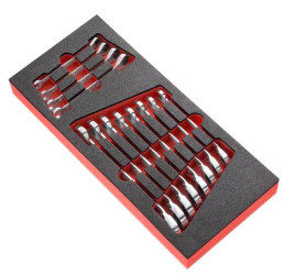 Zestaw narzędzi nastawnych Zestaw kluczy oczkowych Facom 1/4 → 15/16 cala 12 szt.