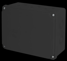 Puszka instalacyjna NT 190x150x80 czarna CB-50361