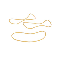 Guma modelarska - pierścień 100mm x 1mm - do gumówek, 3szt