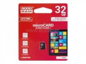 Karta Micro SD 32GB SDHC bez adaptera; CL10