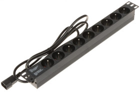 Listwa zasilająca do szaf RACK 19cali PD-9/R-IEC 1.8m
