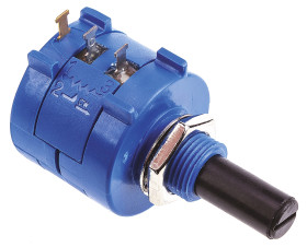 Potencjometr 100kΩ typ Obrotowy Bourns średnica wału 6,35 mm 2W długość wału 20.6mm średnica 22.23mm Montaż panelowy