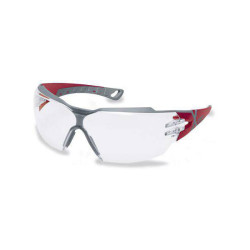 uvex 9198258 pheos cx2 safety glasses UV protection Red/Grey