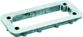 Panel mounting frame, size 24B, die-cast aluminum, screw locking, 09400009955