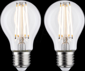 28641 LED filament bulb E27, 2x7 W, 806 lm, 2700 K