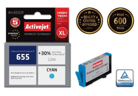 Tusz Activejet AH-655CR (zamiennik HP 655 CZ110AE Premium 12 ml niebieski)