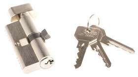 Zamek cylindryczny euro, Stal, Europrofil, 35 x 35 mm