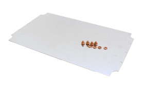 Płyta montażowa, 400.05mm x 9.84cal, materiał: Stal, Hammond