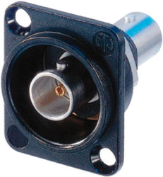 Coaxial adapter, 75 Ω, BNC socket to BNC socket, straight, NBB75DFIB