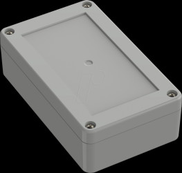 6U07130804119 Industrial housing, 125 x 75 x 37.2mm, IP66/IP68, light gray