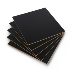 Płyta HDF czarna - 3mm - 160x160mm - 5szt.