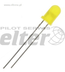 Dioda LED 8mm żółta