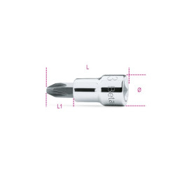 Końcówka wkrętaka Końcówka wkrętakowa sześciokątna PH3 BETA
