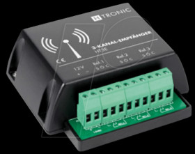 1618255 3-channel radio switch receiver