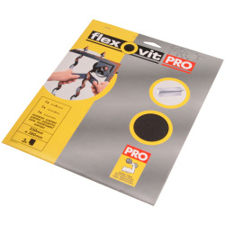Flexovit 63642526304 Emery Cloth Sanding Sheets 230 x 280mm Medium 80G