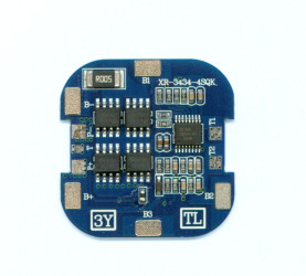 MODUŁ ŁADOWANIA AKUMULATORÓW LiFePO4 4S 8A OCP 20A (BMS215-4S8A)