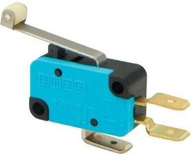 Wyłącznik krańcowy miniaturowy, 1CO, dźwignia długa z rolką z tworzywa, T0-MK1MIP2