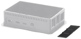 TEKO RPI4-FP.40 Fragment obudowy RPI4-FP.40, (D x S x W) 56.9 x 25.31 x 3 mm, tworzywo sztuczne, 1 szt.