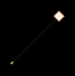 Quectel YFGA012E3BM - antena GNSS