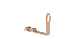 Uchwyt Pod Dachówkę L-100Mm Miedziany Z Zamkiem 10.5.1 Cu Roben /91008103/