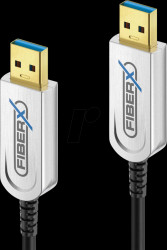 FX-I640-005 USB 3.1 fibre optic cable, FiberX, USB-A to USB-A connector, 5 m
