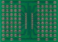 UM-3 Płytka uniwersalna, wymiary: 52x72mm 108 otworów - wiercona [RoHS]