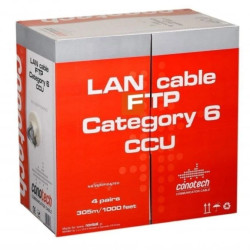 Kabel teleinformatyczny skrętka CAT6 F/FTP CU 4x2xAWG23 / 305m
