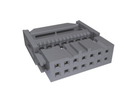 Złącze IDC 14-pinowe 2-rzędowe raster: 2.54mm Żeński Montaż na kablu Amphenol Communications Solutions