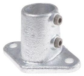 Kołnierz podstawy, Cast Iron, Kołnierz podstawy, 48mm, Rura okrągła, Typ 3