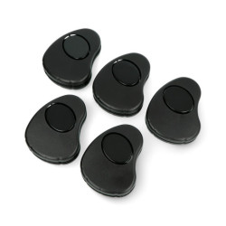 Przełącznik przelotowy nożny PN30 230V - czarny - 5szt.