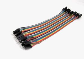 Przewody połączeniowe żeńsko/męskie 20cm 40sztuk