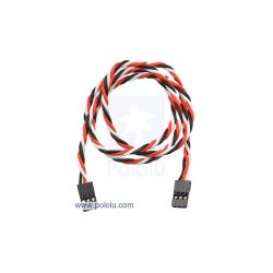 Przedłużacz do serw o długości 60 cm żeńsko-żeński, skręcany