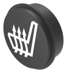 Nakładka do klawiatury, typ: Wkładka do klawiatury, symbol — podgrzewane siedzenie, do użytku z: Klawiatury serii 09