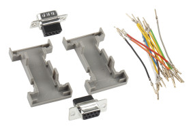 Adapter D-sub z typu D-Sub z 9 stykami na rodzaj Żeński z rodzaju Męski na typ D-Sub z 9 stykami