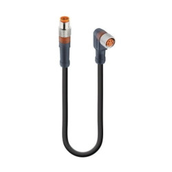 Kabel konfekcjonowany obustronnie zakończony złącze M8 4-pin męskie żeńskie proste kątowe RSMV 4-RKMWV 4-225/0,3 M