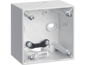 Integro Flow Puszka natynkowa 1 pojedyncza wysoka biały 911512519 HAGER