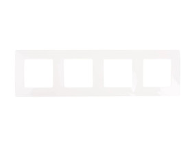 NILOE Ramka poczwórna biała 665004