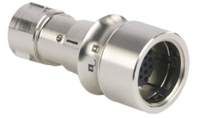 Złącze wielostykowe przemysłowe 16-pinowe Montaż na kablu Gniazdo Bulgin