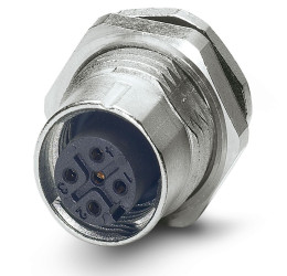 Złącze wielostykowe przemysłowe 5-pinowe M12 Montaż tylny Gniazdo Phoenix Contact