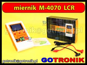M-4070 miernik LCR indukcyjność + pojemność + rezystancja