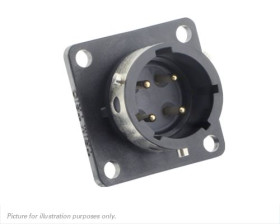 Złącze okrągłe 4-pinowe Męski Souriau Sunbank by Eaton Męski Montaż na kołnierzu MIL-DTL-26482 rozmiar 12