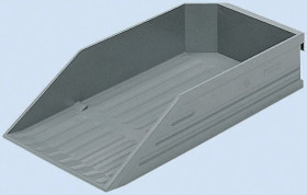 Pojemnik do przechowywania głębokość 277mm szerokość 131mm wysokość 54mm Czarny Plastik Bosch Rexroth